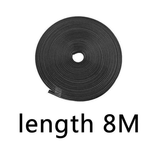 Good NEW 8M/ Roll Rimblades Car Vehicle Color Wheel Rims Protectors Decor Strip Tire Guard Line Rubber Moulding Trim Wheel Amagi