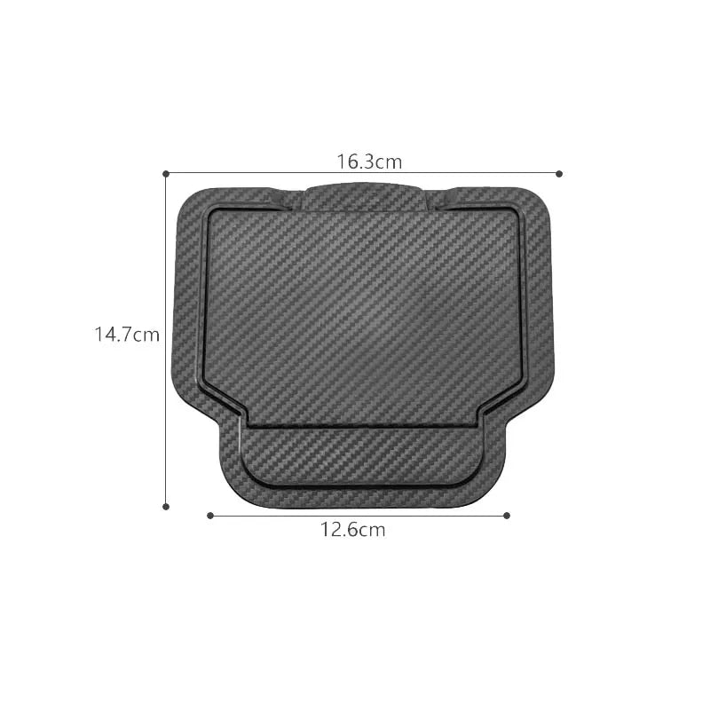 for Tesla Model Y Juniper 2025 Armrest Box Hidden Storage Organizer Box Carbon Fiber Pattern New Model 3 Highland Accessories