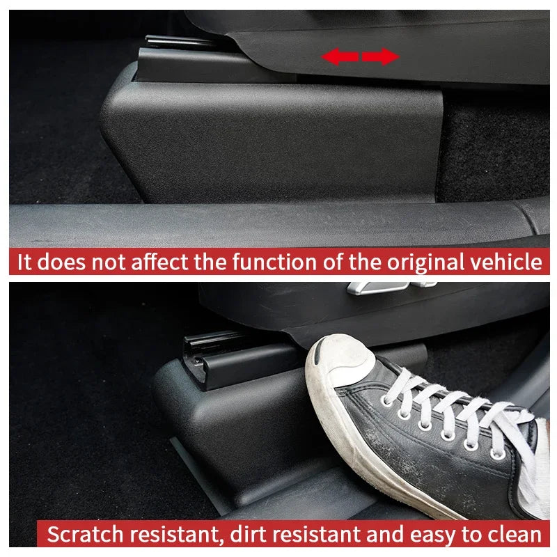 for Tesla y Seat Bottom Wheel Anti-kick Protection Suitable for Tesla Model Y Car Accessories 2020-2024 Interior Modification