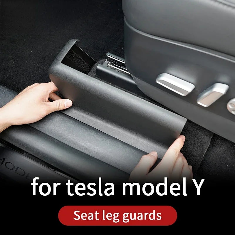 for Tesla y Seat Bottom Wheel Anti-kick Protection Suitable for Tesla Model Y Car Accessories 2020-2024 Interior Modification