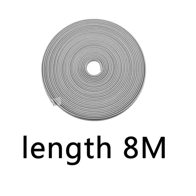 Good NEW 8M/ Roll Rimblades Car Vehicle Color Wheel Rims Protectors Decor Strip Tire Guard Line Rubber Moulding Trim Wheel Amagi