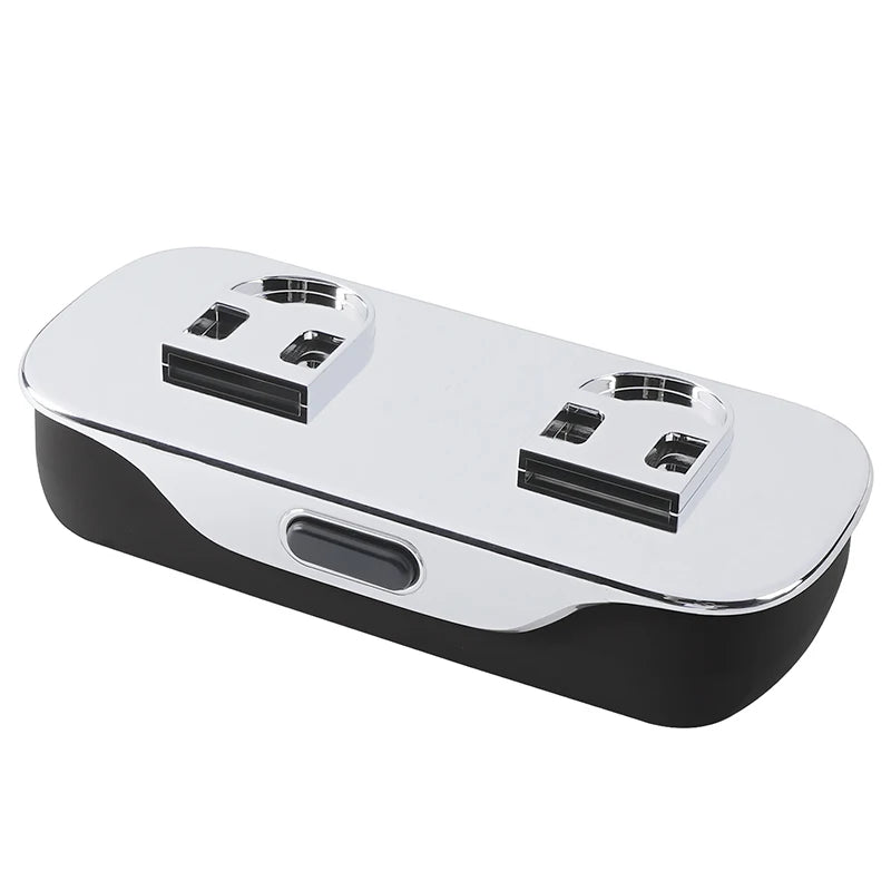 For Tesla Model 3 Model Y Model S Model X Cybertruck Roadsrer Car Suede Sunglasses Box Eyeglasses Storage Box Visor Glasses Clip