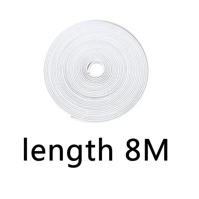Good NEW 8M/ Roll Rimblades Car Vehicle Color Wheel Rims Protectors Decor Strip Tire Guard Line Rubber Moulding Trim Wheel Amagi